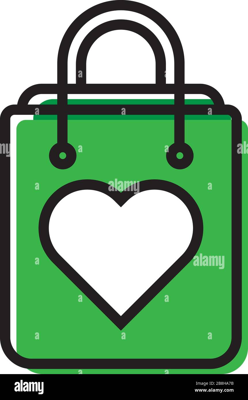 shopping bag icon vector design isolated white background Stock Vector ...