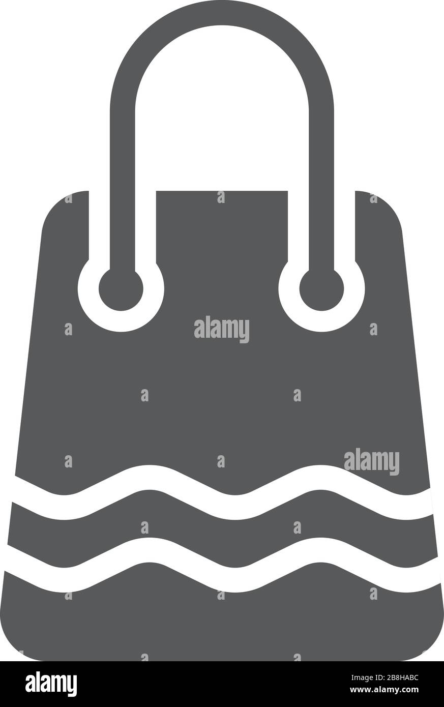 shopping bag icon vector design isolated white background Stock Vector ...