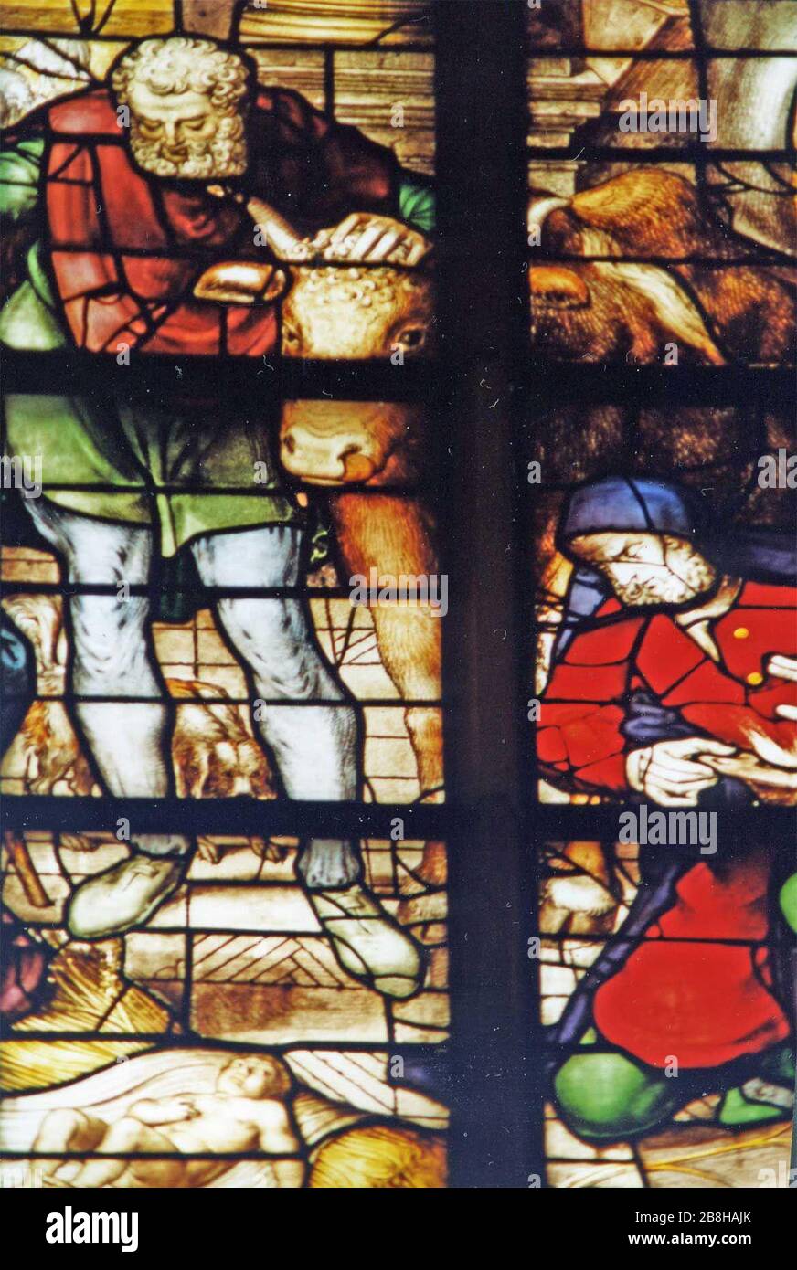 Fragment glas 12 St. Janskerk te Gouda : de geboorte van Jezus; maker  Wouter Crabeth, 1564; 3 September 2006 (original upload date); Transferred  from nl.wikipedia to Commons.; Gouwenaar at Dutch Wikipedia Stock Photo -  Alamy