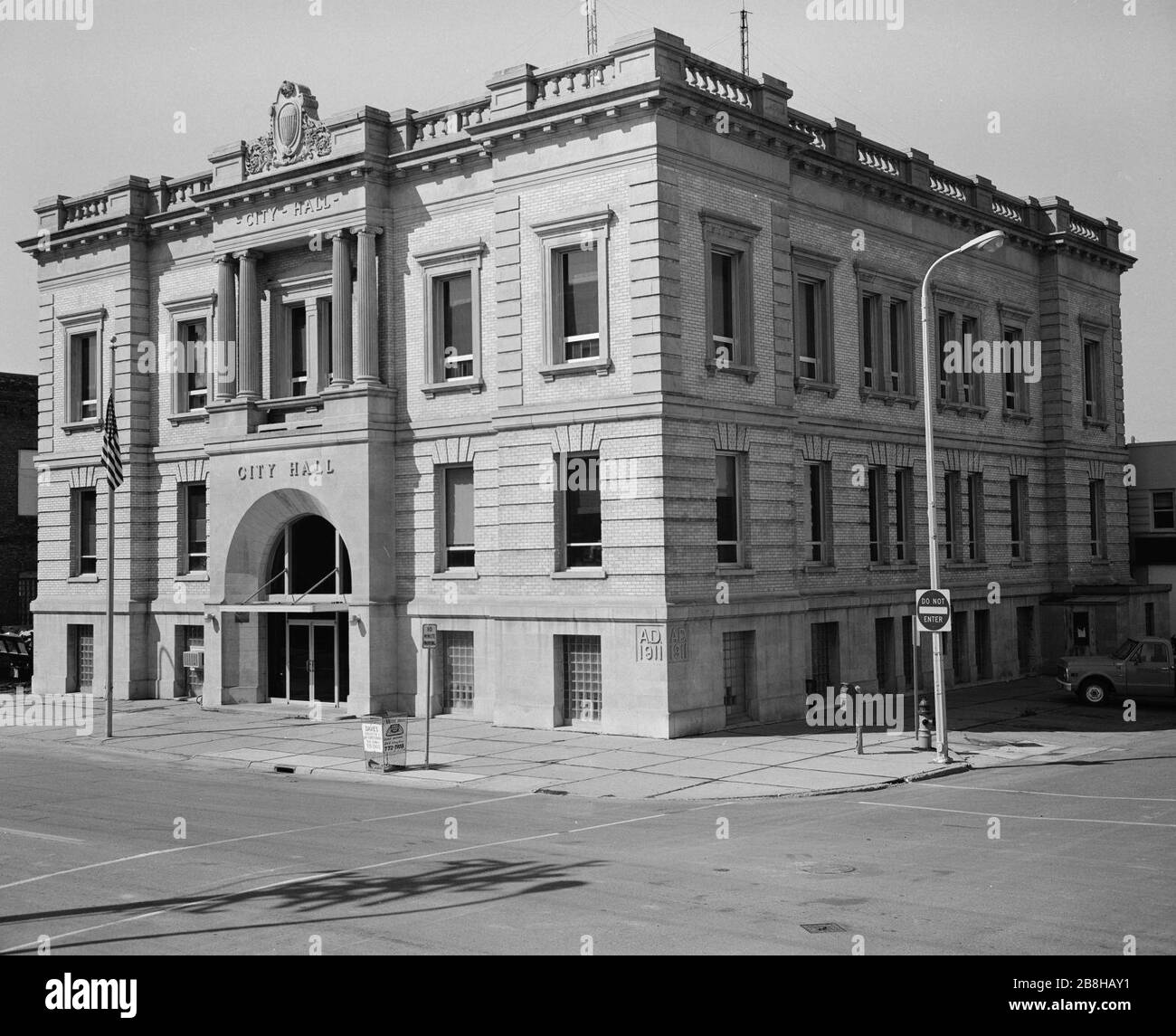 Grand Forks City Hall Stock Photo Alamy