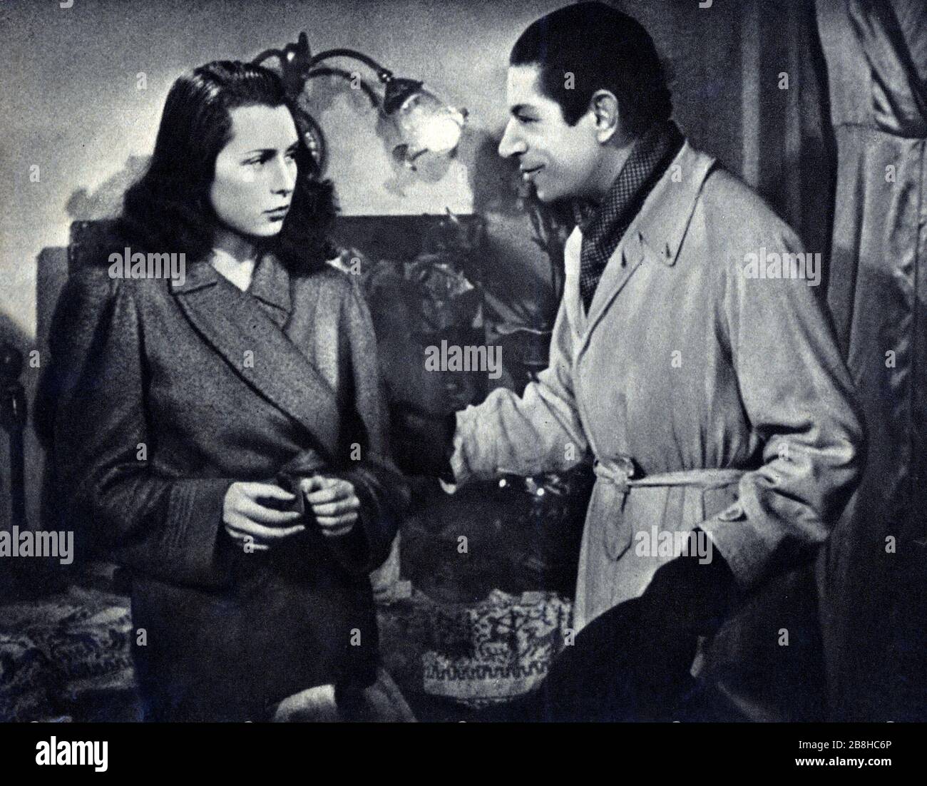 'Italiano: Chiaretta Gelli e Tino Scotti; 1946; locandina cinematografica; Unknown; ' Stock Photo