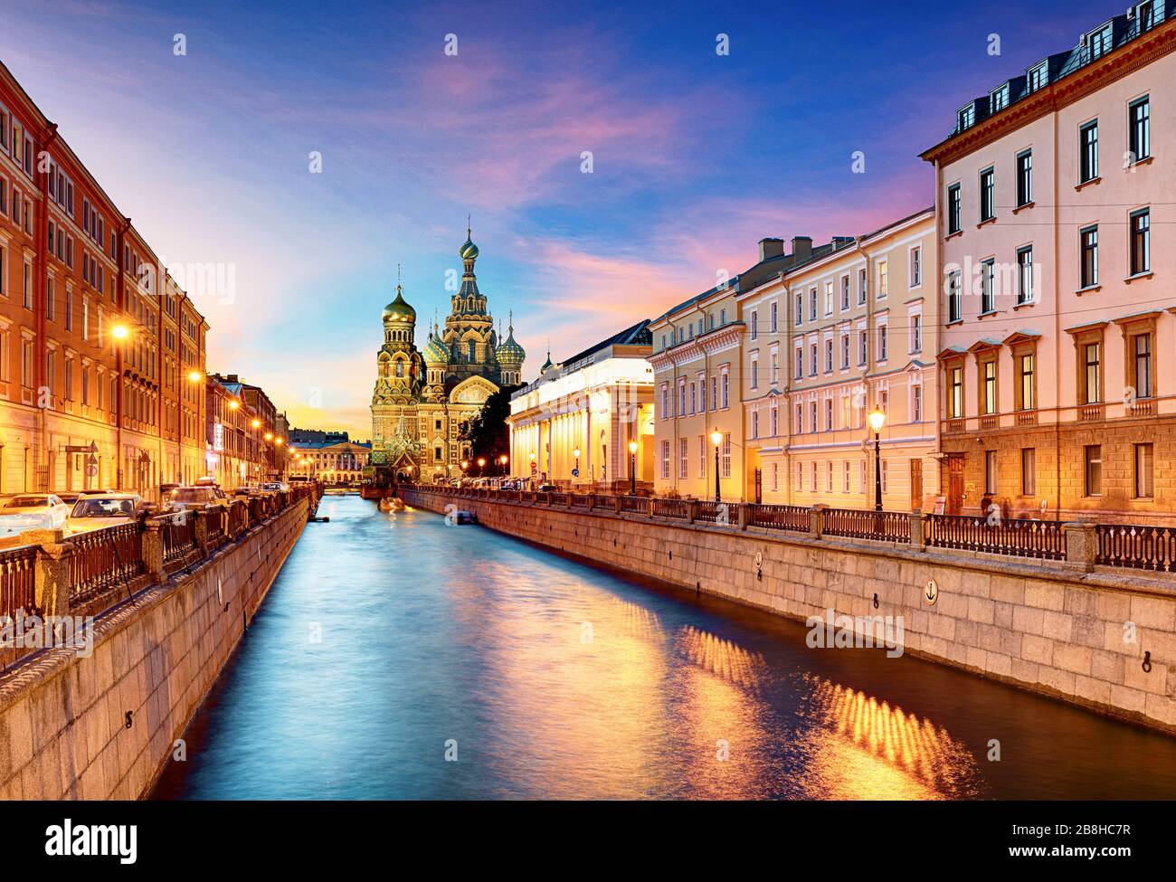 Church of the Saviour on Spilled Blood, St. Petersburg, Russia Stock Photo
