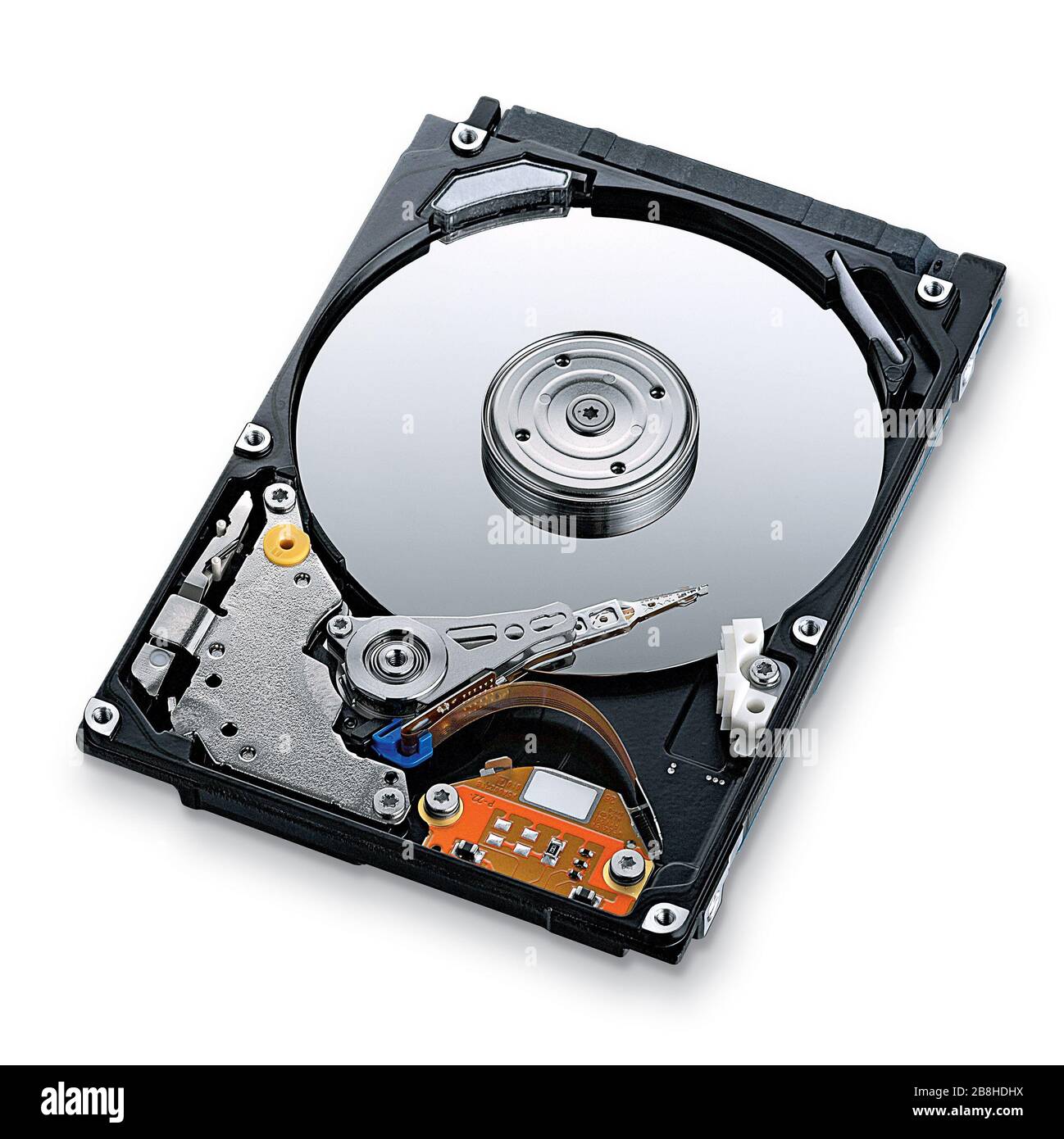 Hard disk drive HDD isolated on white background with soft shadow Stock  Photo - Alamy