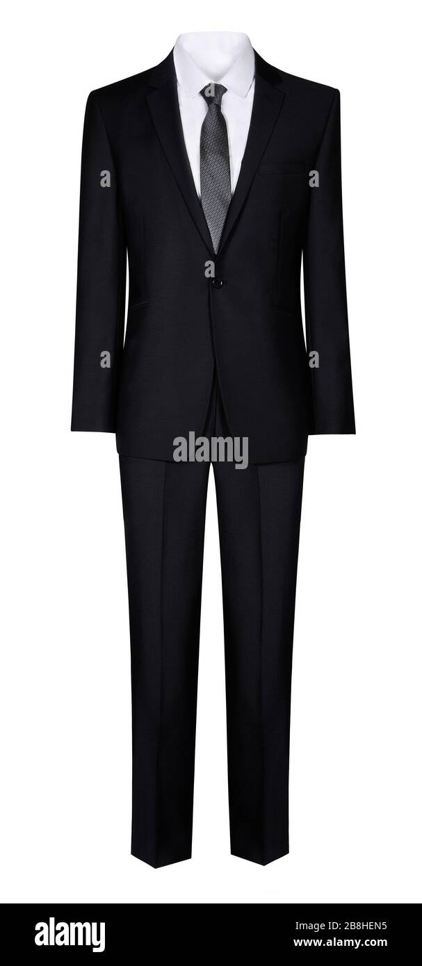 Man's suit isolated on a white background Stock Photo Alamy