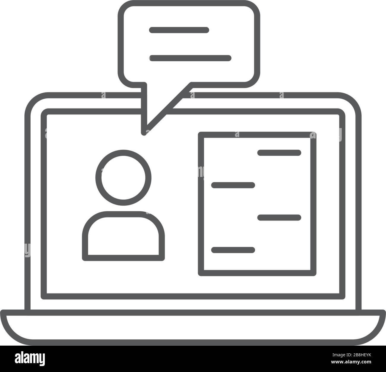 consulting persons vector icon concept, isolated on white background Stock Vector