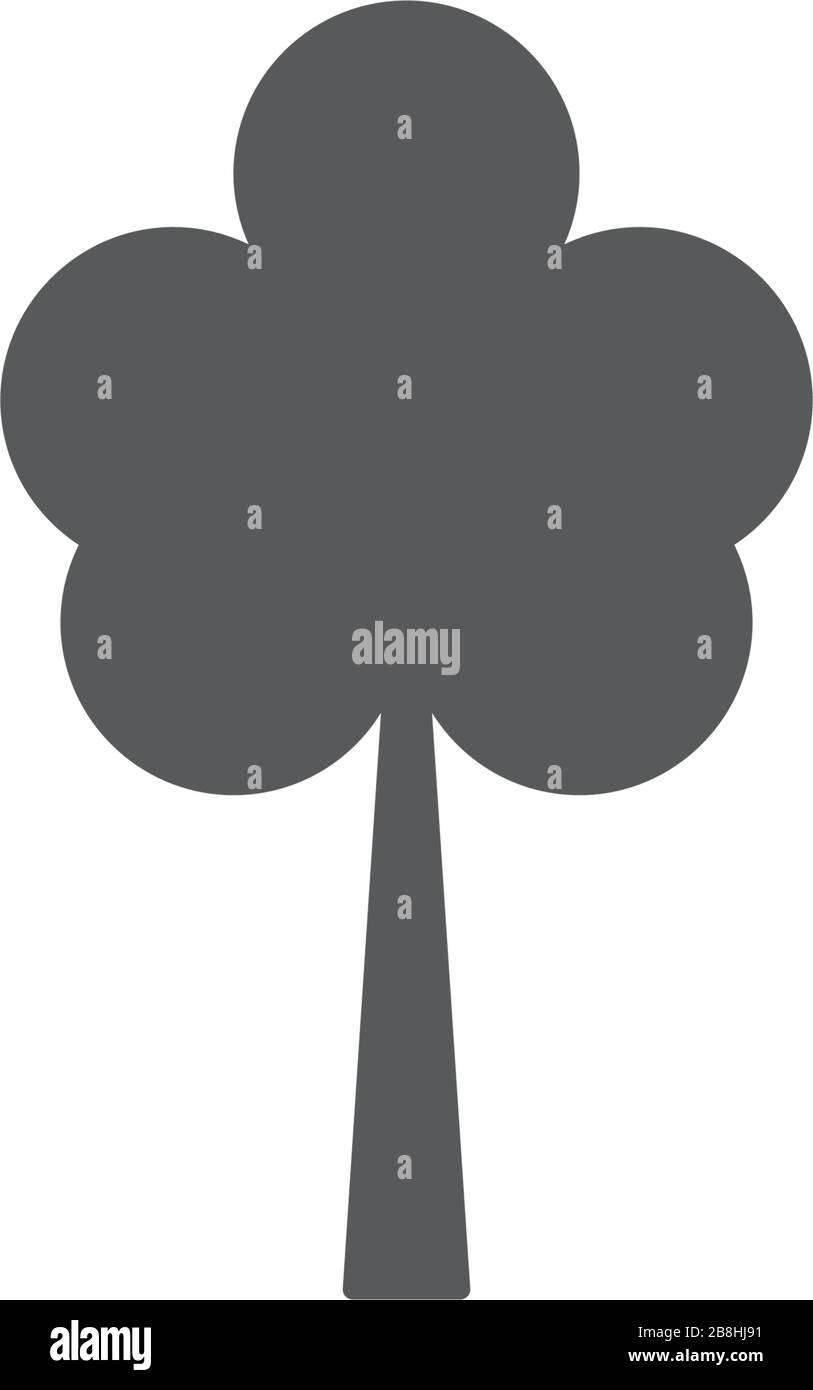 Tree vector icon concept, isolated on white background Stock Vector ...