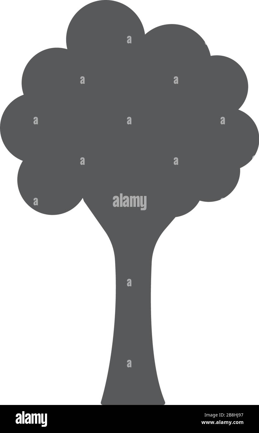 Tree vector icon concept, isolated on white background Stock Vector ...