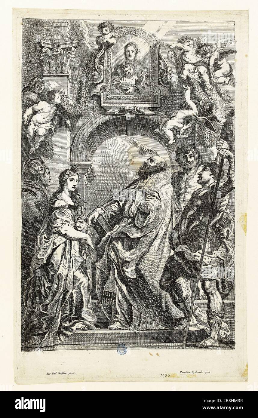 Pope St. Gregory (Dutuit 4) PierrePaul Rubens. Heynhoudts ou
