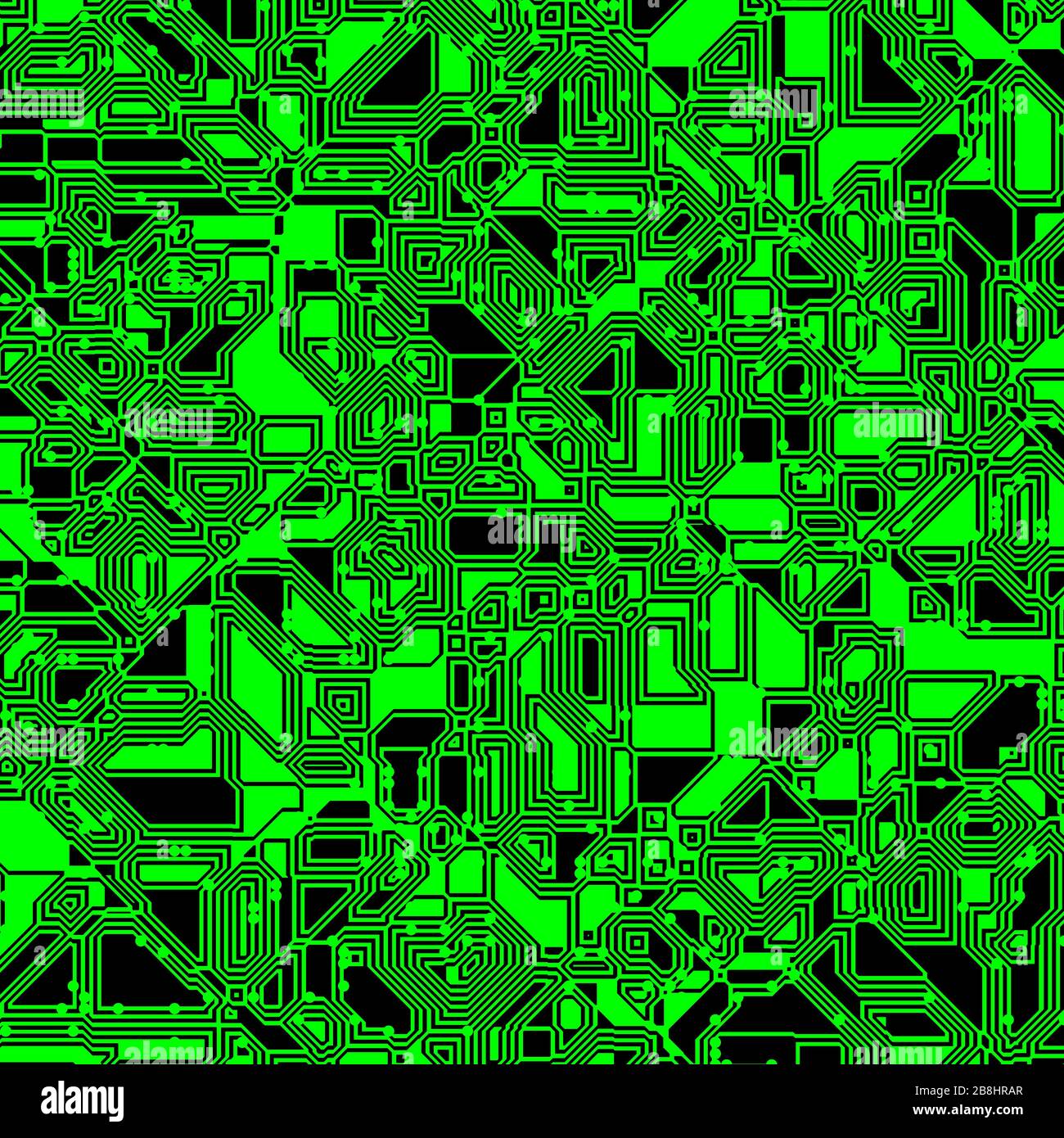 computer circuit board in green Stock Photo - Alamy