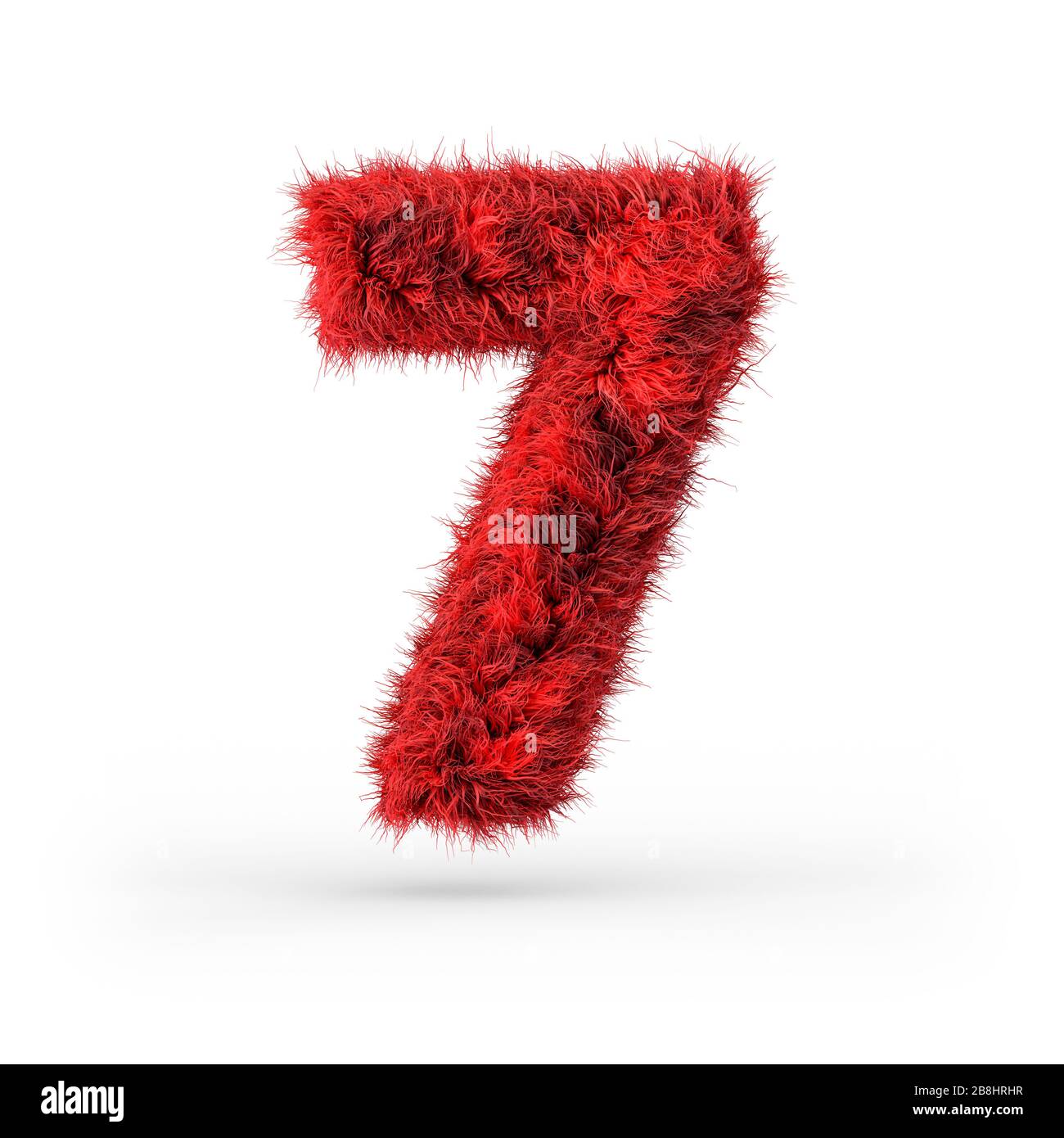 Red Number 7