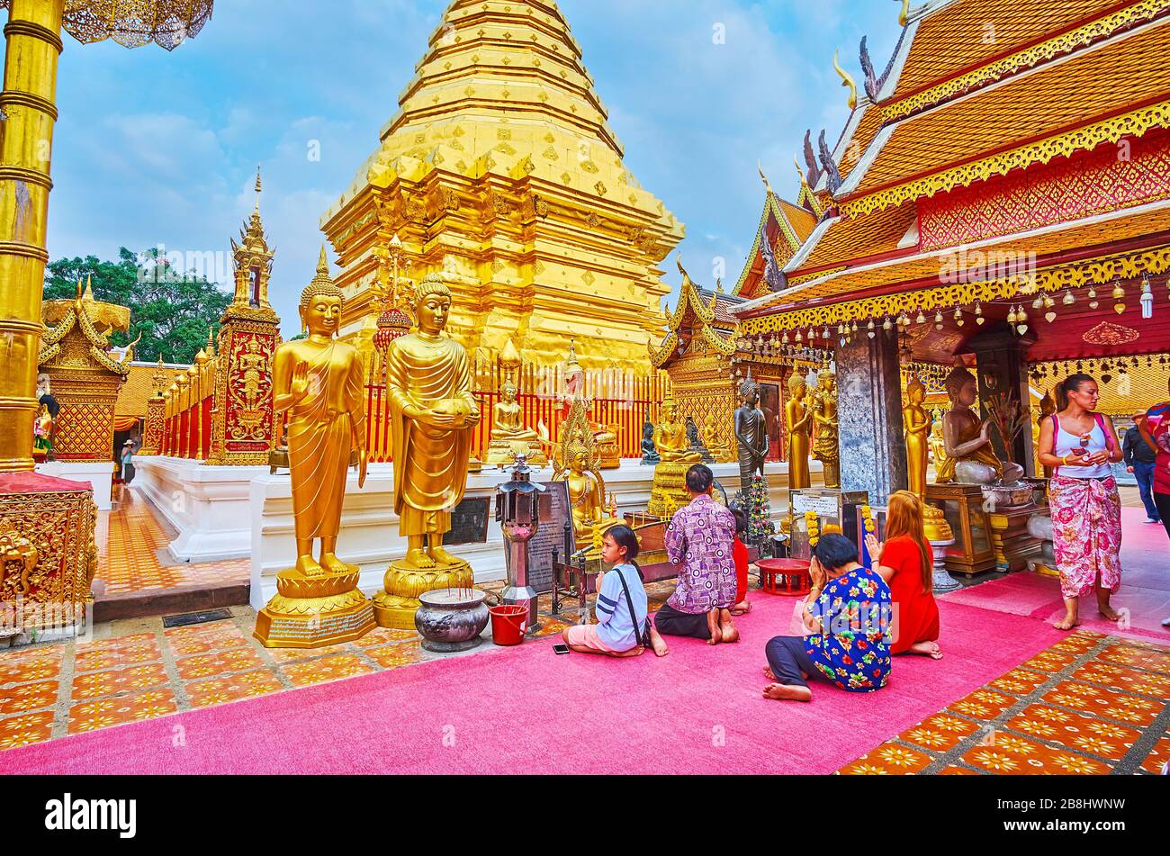 Golden altar of incense hi-res stock photography and images - Alamy
