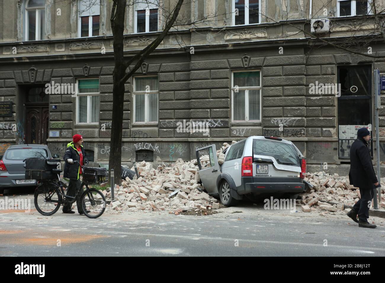 Zagreb, Croatia. 22nd Mar 2020. Photo taken on March 22, 2020 shows
