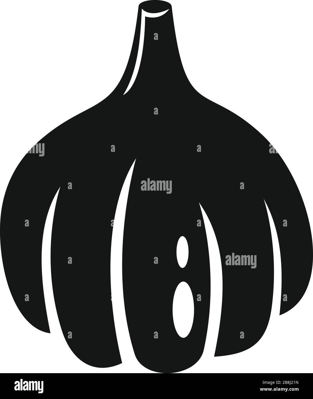 Culinary garlic icon. Simple illustration of culinary garlic vector ...