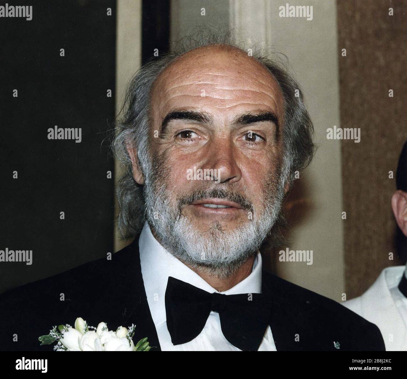Legendary Scottish film actor Sir Sean Connery, pictured at the Edinburgh Press Club during a function to honour his work in the film industry. Connery was born in Edinburgh, Scotland and was an acclaimed Hollywood star who made his name playing the lead role in  a number of James Bond movies in the 1960s. He was a committed nationalist who donated large sums of money to the Scottish National Party. Stock Photo