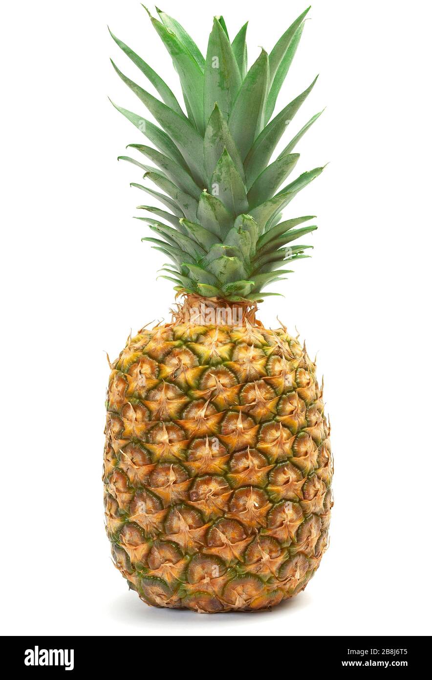 Pineapple isolated on the white background. Stock Photo