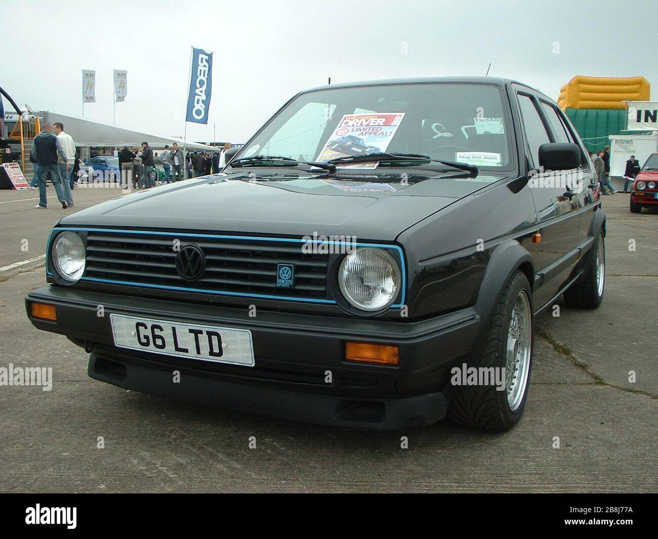 English: Volkswagen Golf Mk2 G60 Limited, Photograph taken by Wikipedia  member at GTi International show (UK) 2004, Car is not member's own.; 21  February 2006 (original upload date); Transferred from en.wikipedia to