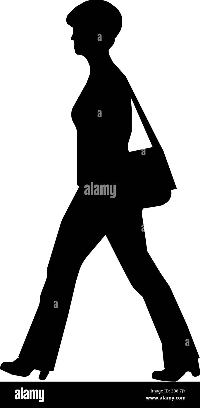 Woman Sihouette Stock Vector Images Alamy