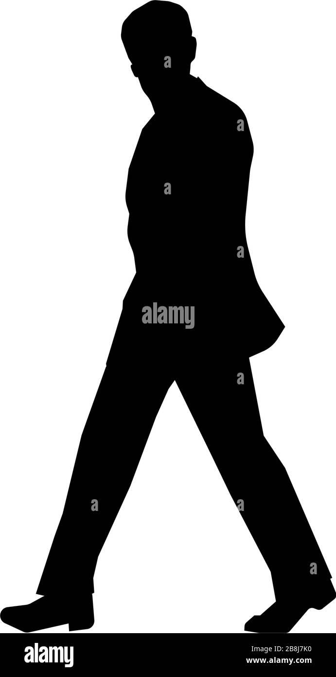 Man walking side view office hi-res stock photography and images - Alamy