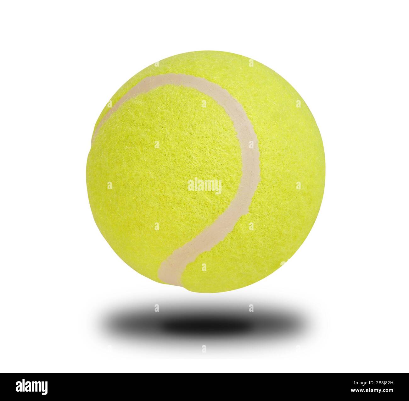 Tennis ball isolated on white Stock Photo - Alamy