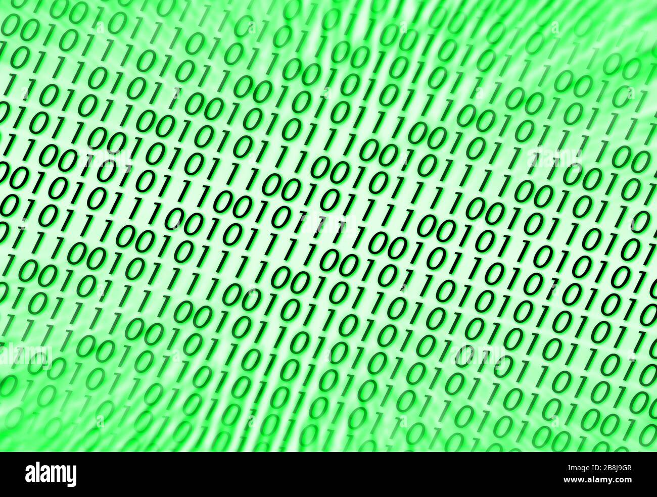 Machine binary code green number hi-res stock photography and images ...