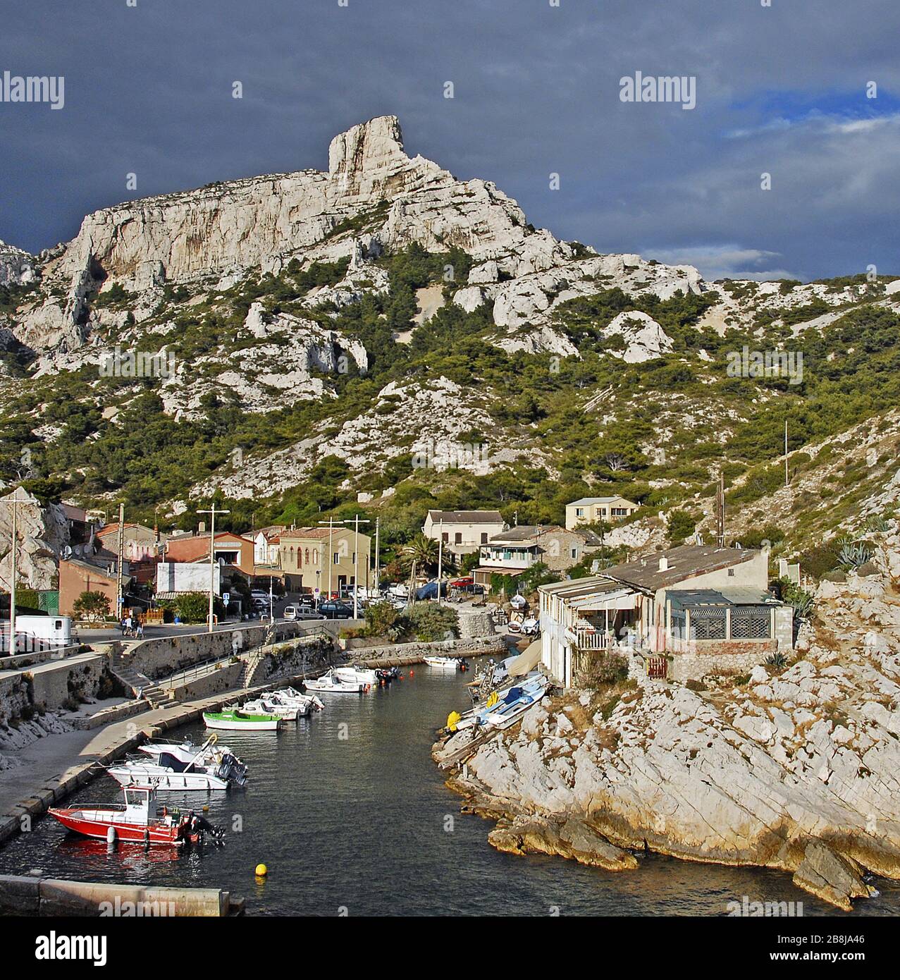 calanque of Callelongue at the footof Marseilleveyre massif, Marseille,  Provence-Cote d'Azur, France Stock Photo - Alamy