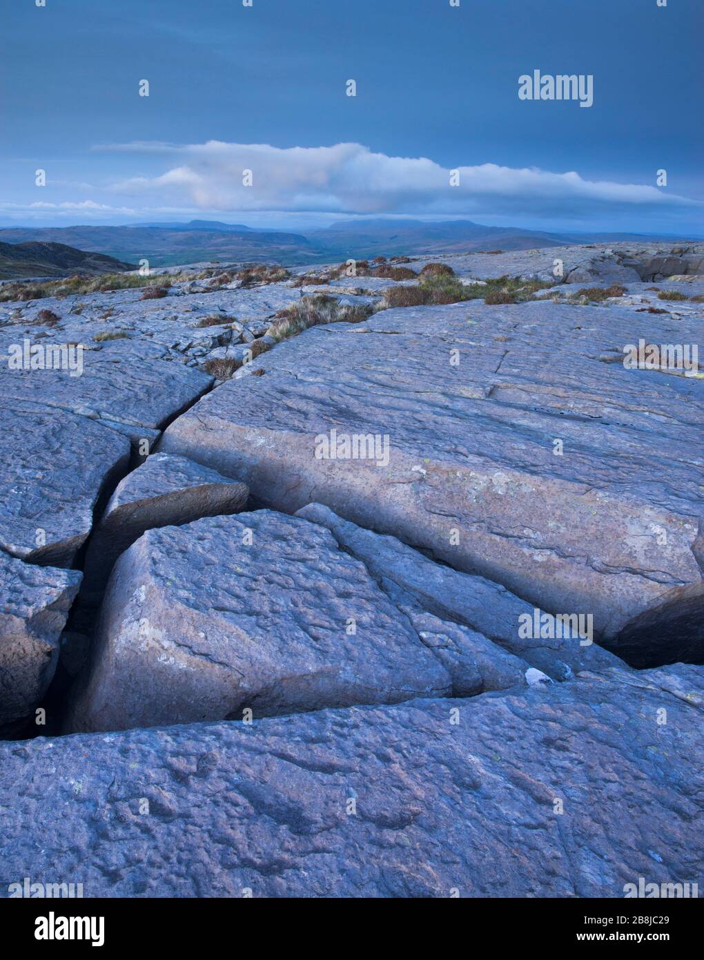 The Rhinogydd Mountains, East of Harlech, Snowdonia, North Wales, UK. Stock Photo
