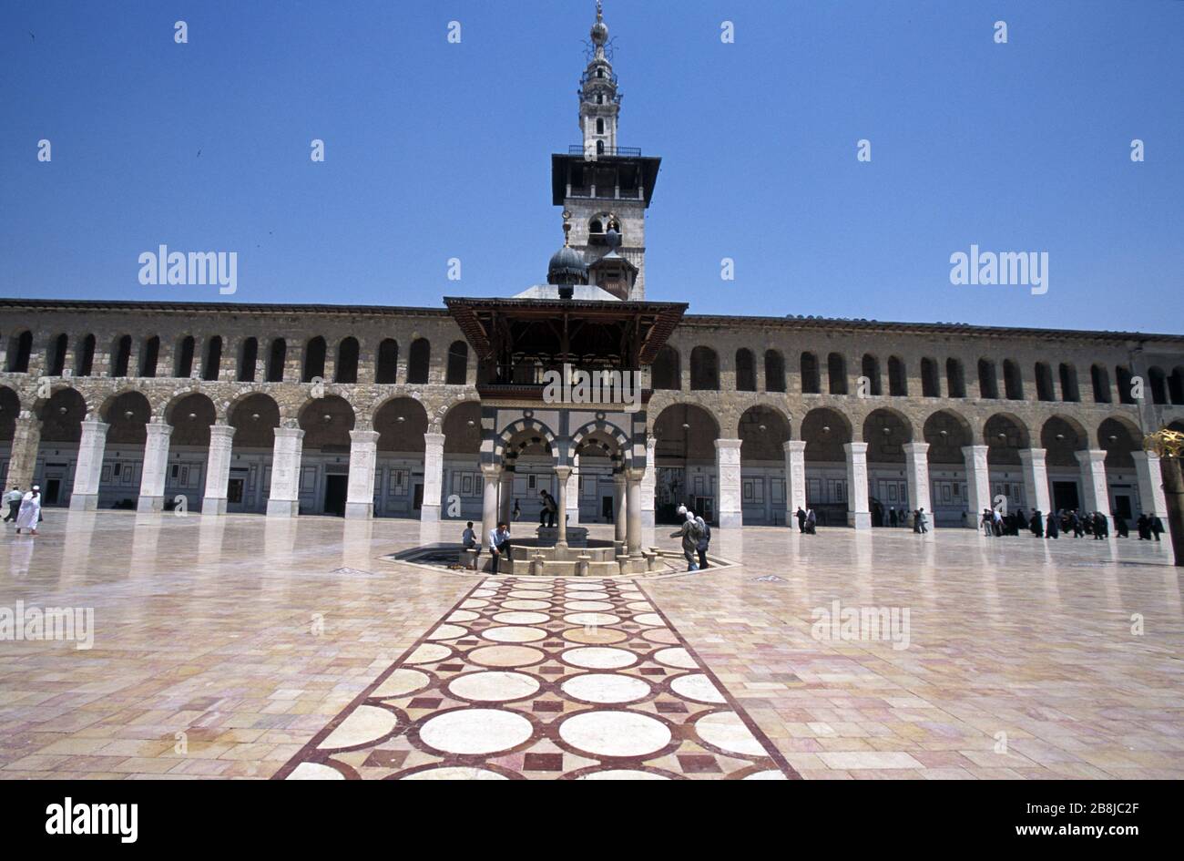 The Umayyad Mosque, also known as the Great Mosque of Damascus, Syria Stock Photo