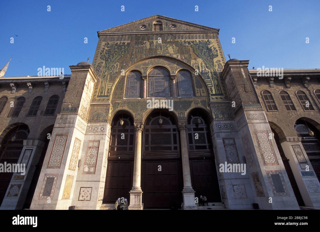 Mosaics in the Umayyad Mosque, also known as the Great Mosque of Damascus, Syria Stock Photo