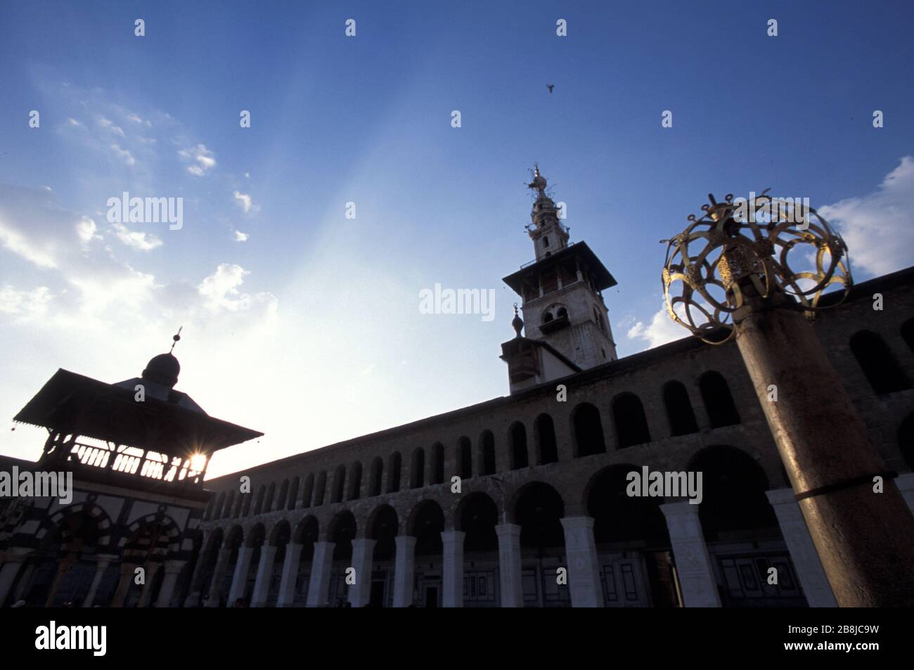 The Umayyad Mosque, also known as the Great Mosque of Damascus, Syria Stock Photo