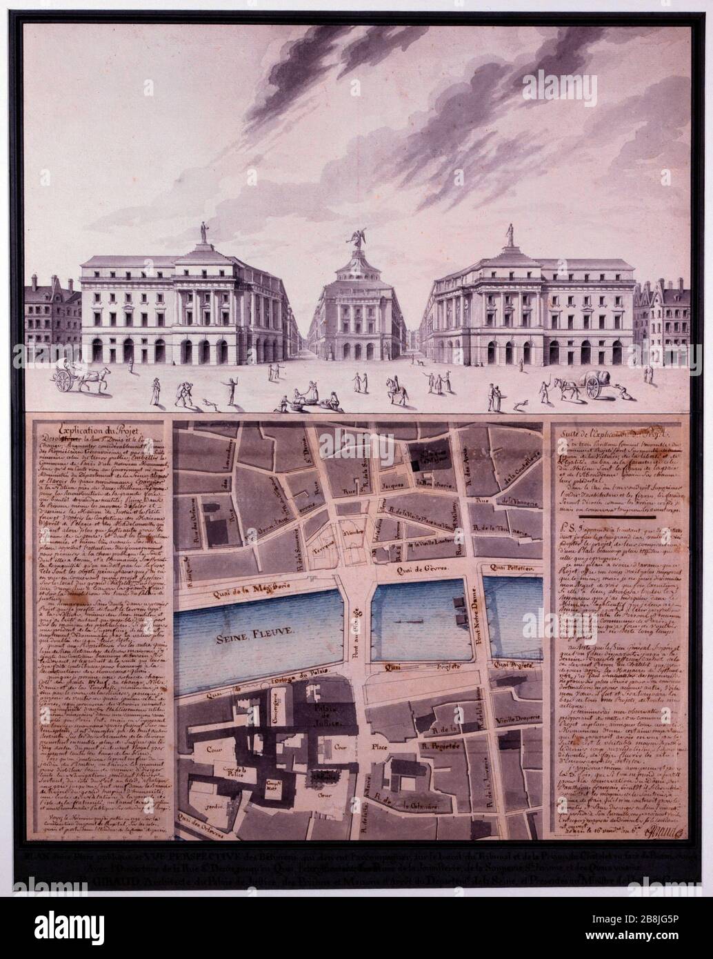 Plan Of A Public Place And Perspective For Buildings That Must Accompany The About The Premises Of The Court And Prison Chatelet In Front Of Bridge Change Pierre Marin Giraud 1744 1814 Plan Plan Of A Public Place And Perspective For Buildings That Must Accompany The About The Premises Of The Court And Prison Chatelet In Front Of Bridge Change Pierre Marin Giraud 1744 1814 Plan