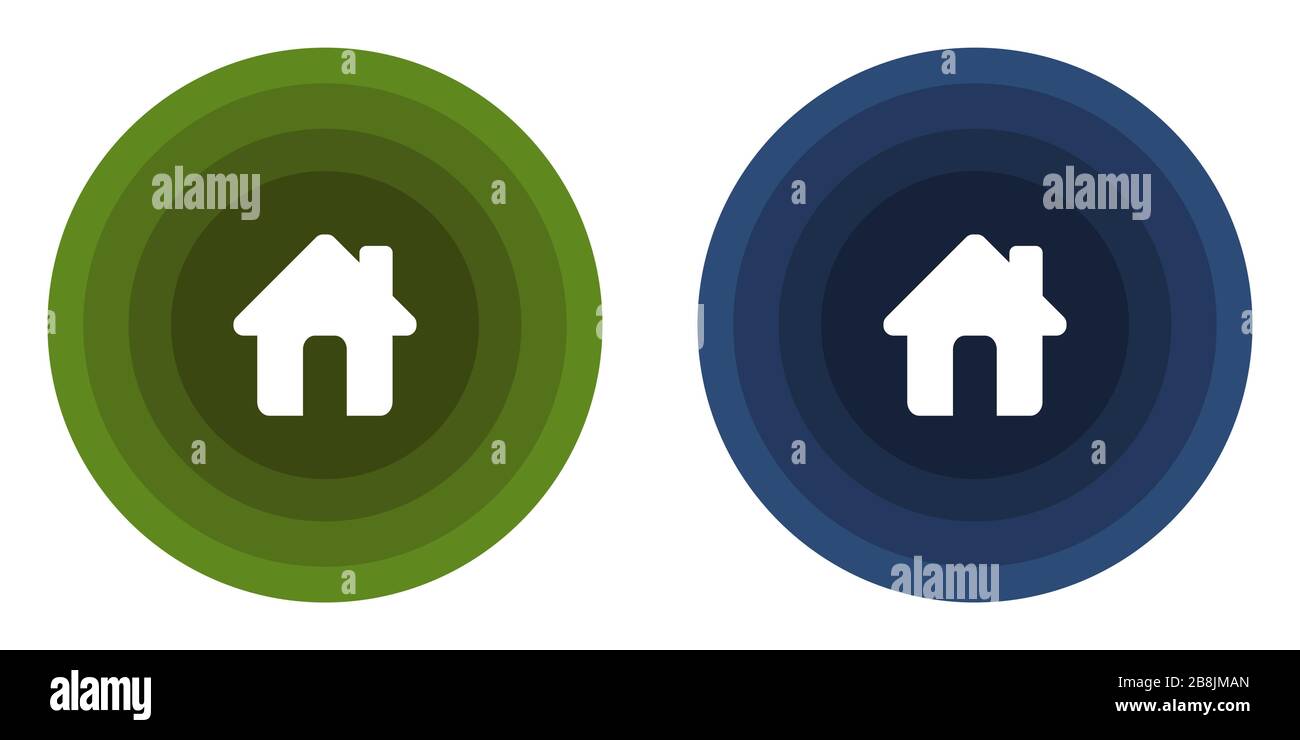 Home icon vector on white background Stock Vector