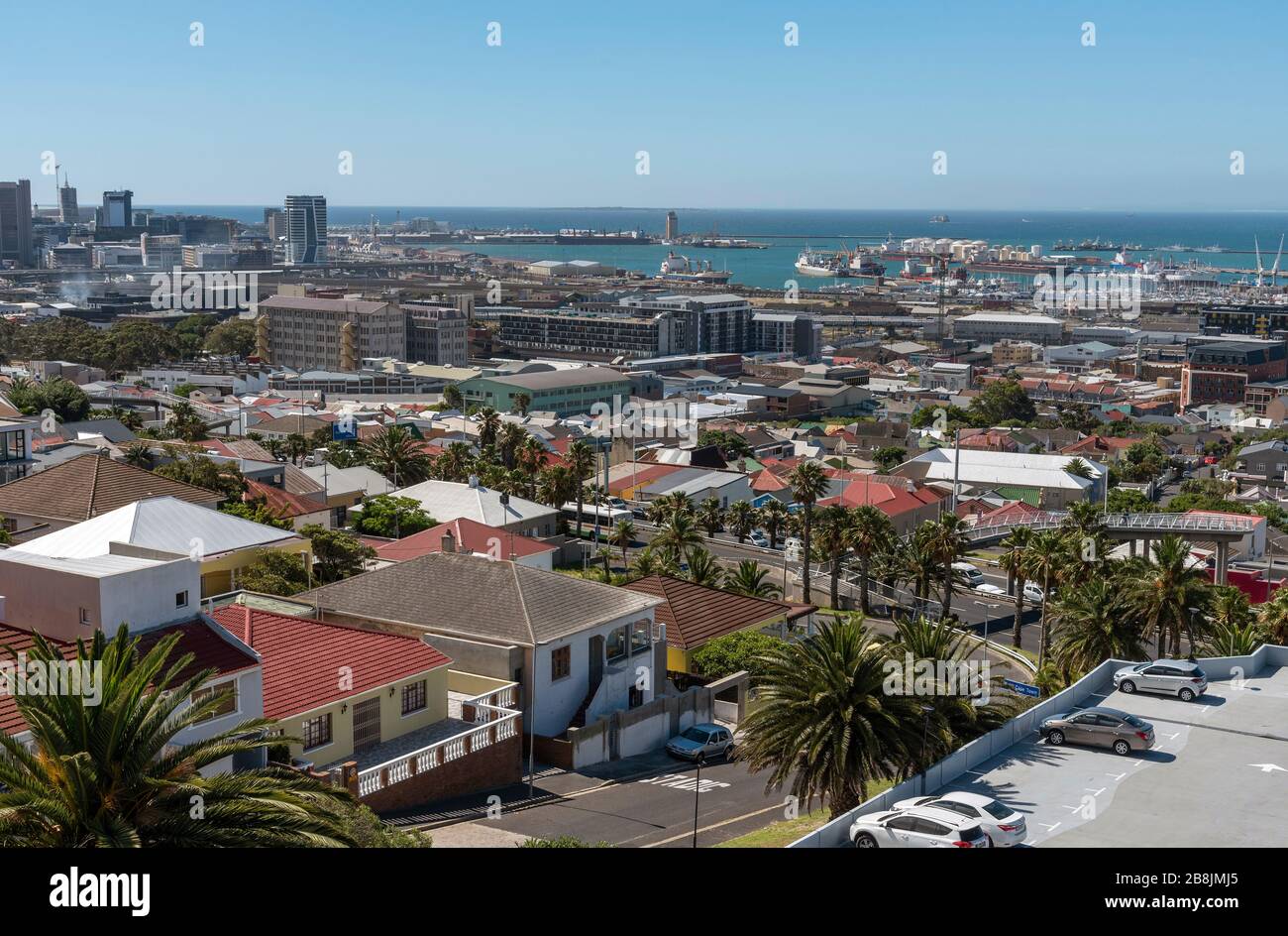 Cape Town, South Africa. Dec 2019. Housing and industrial development in the suburbs of Cape Town, South Africa Stock Photo
