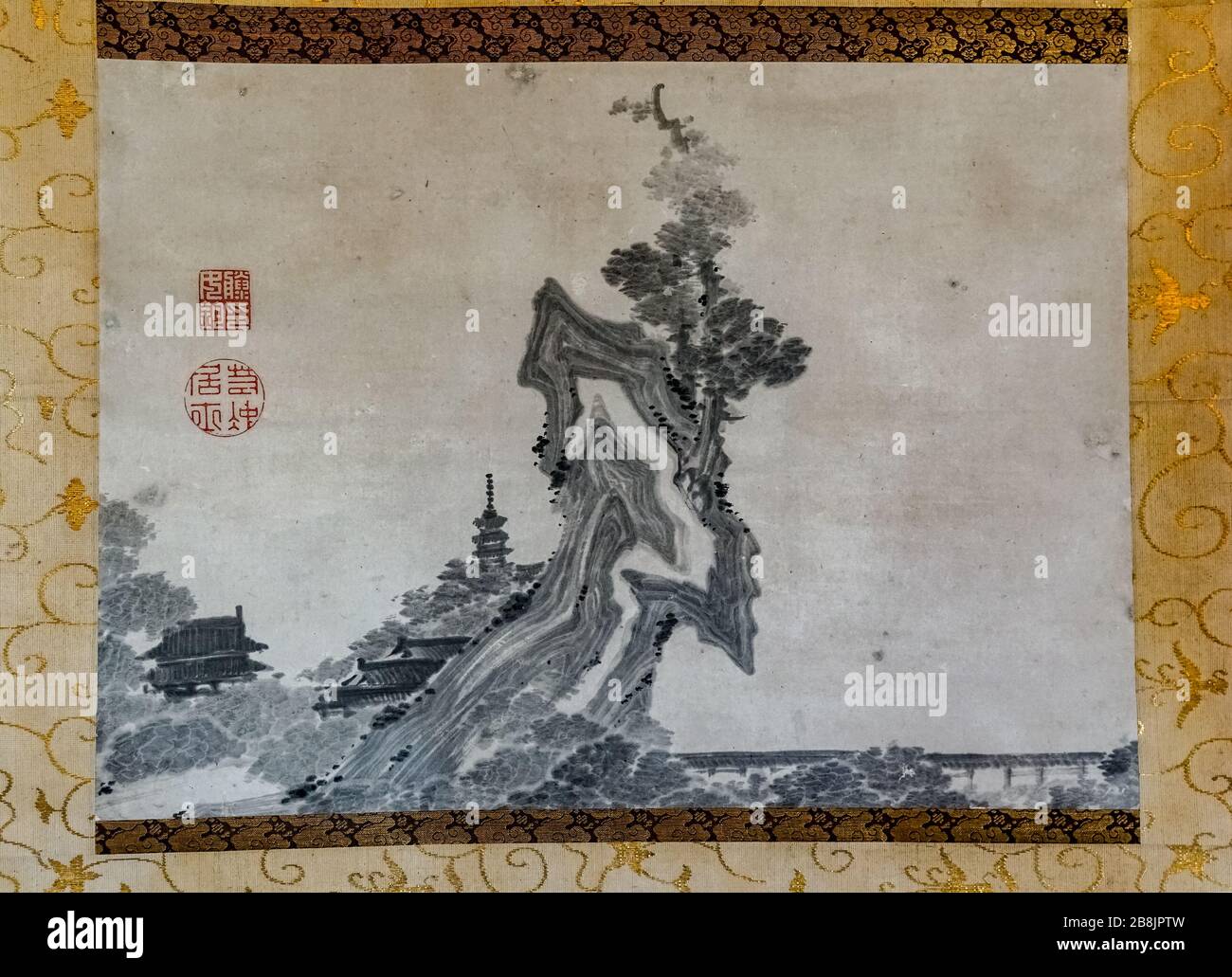 タイ アユタヤ時代（18世紀頃）の古い絵画 タイ アユタヤ時代（18世紀頃）の古い絵画