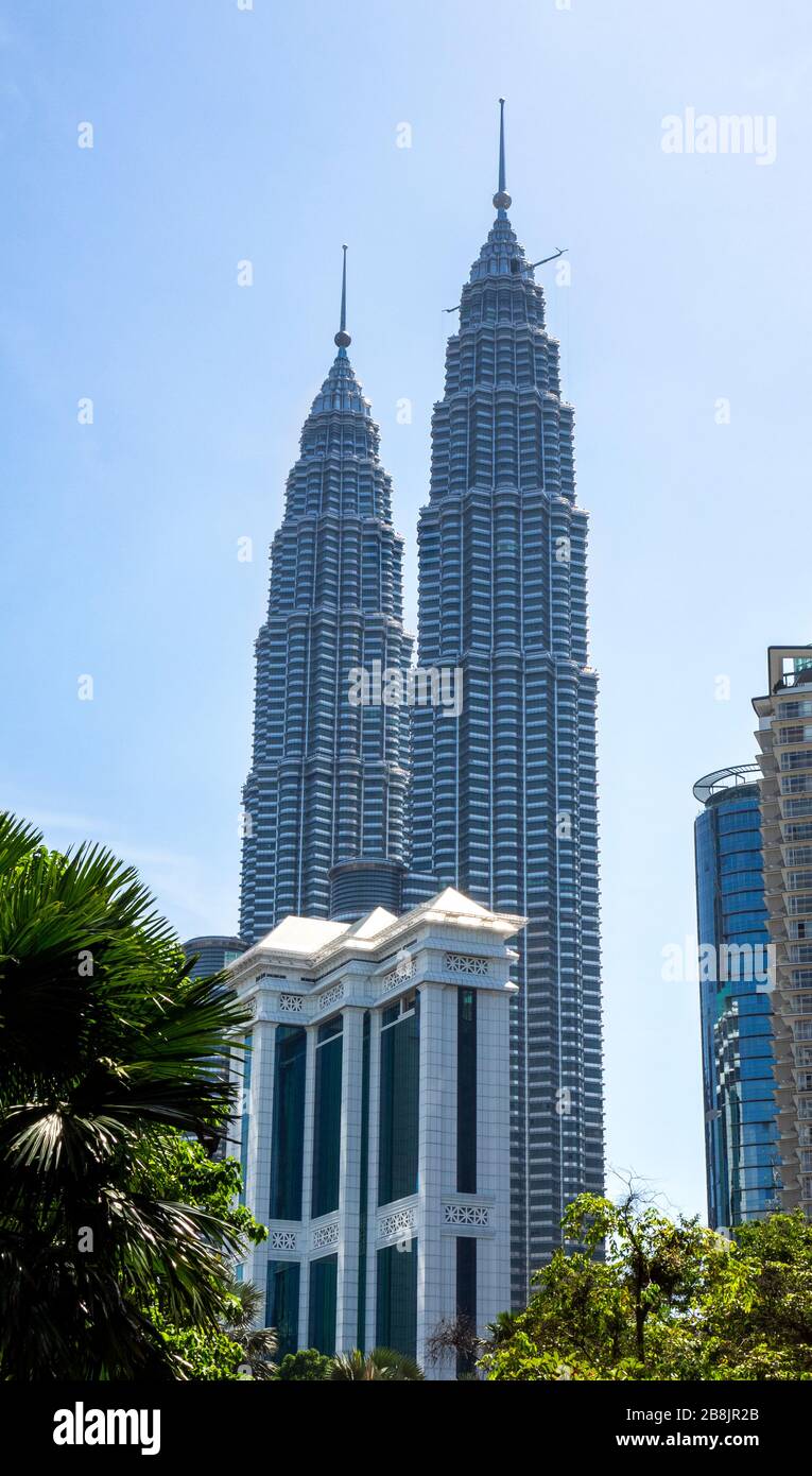 Petronas Twin Towers Kuala Lumpur Malaysia Stock Photo