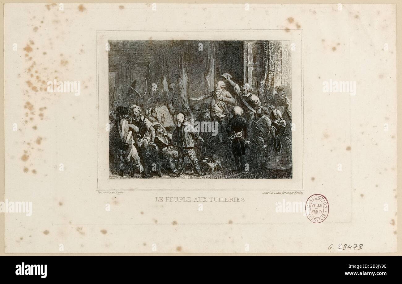 French Revolution: June 20, 1792. Day the people before King Louis XVI ...
