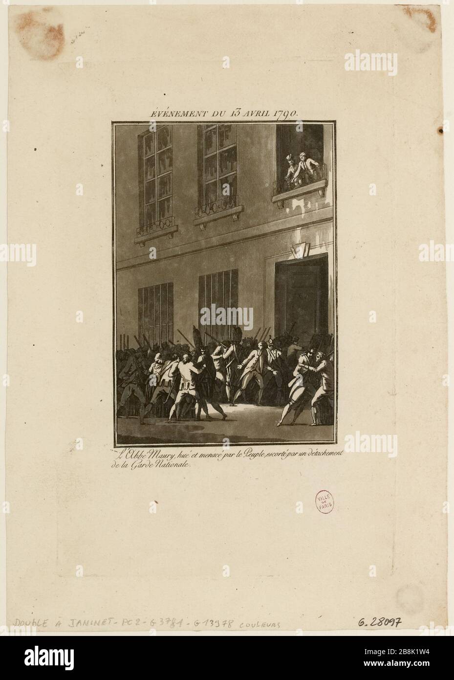Event 13 April 1790. (TI) Stock Photo