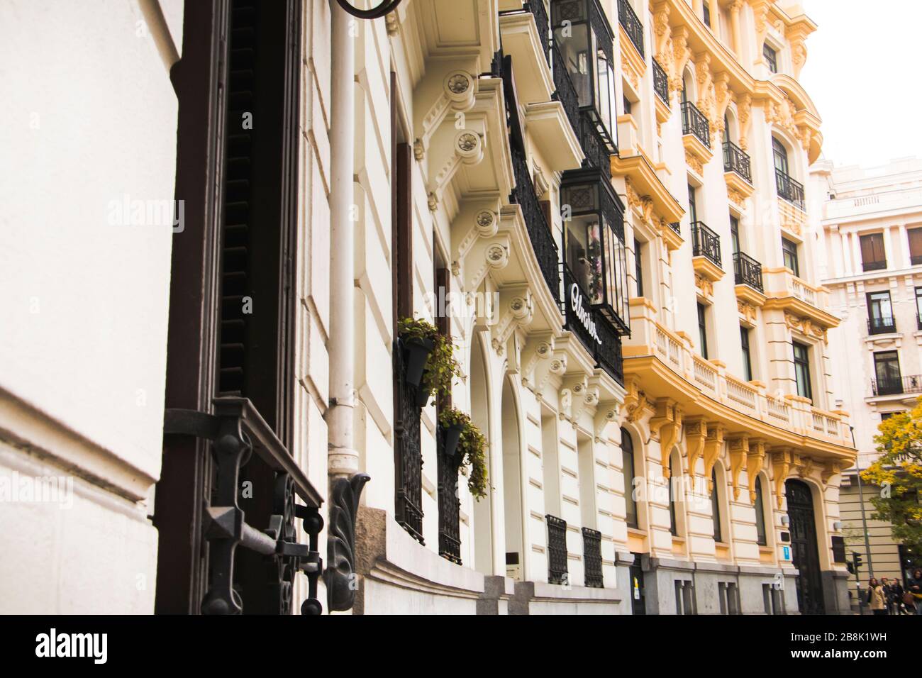 View of Luxury houses in central city Stock Photo - Alamy