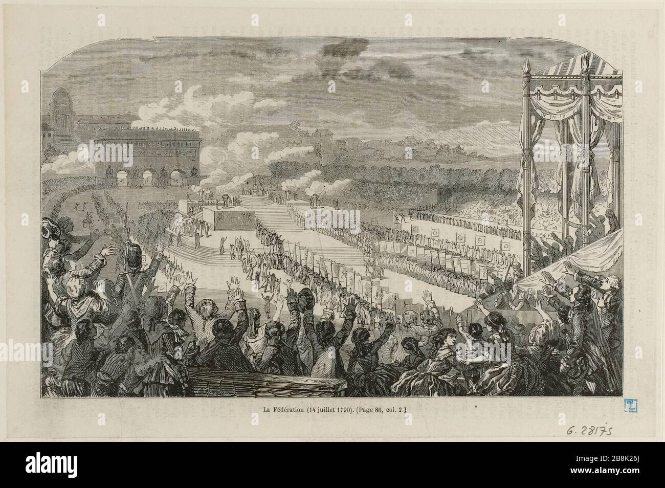 FESTIVAL OF THE FEDERATION, JULY 14, 1790 FIELD DE MARS Charles