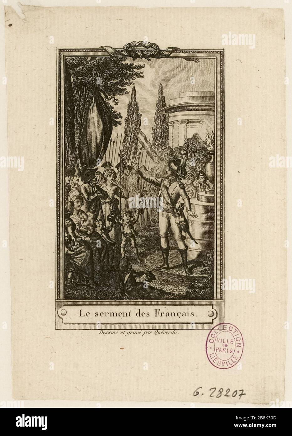 The oath of the French. (IT Stock Photo Alamy