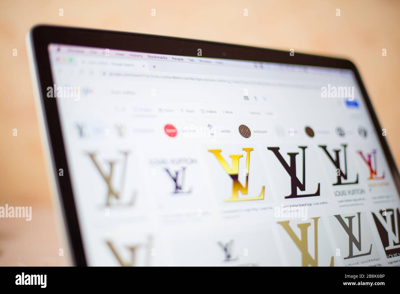 BELGRADE, SERBIA - MARCH 9, 2020: Louis Vuitton web site on the computer  screen at Belgrade, Serbia. Louis Vuitton is French fashion house founded  in Stock Photo - Alamy