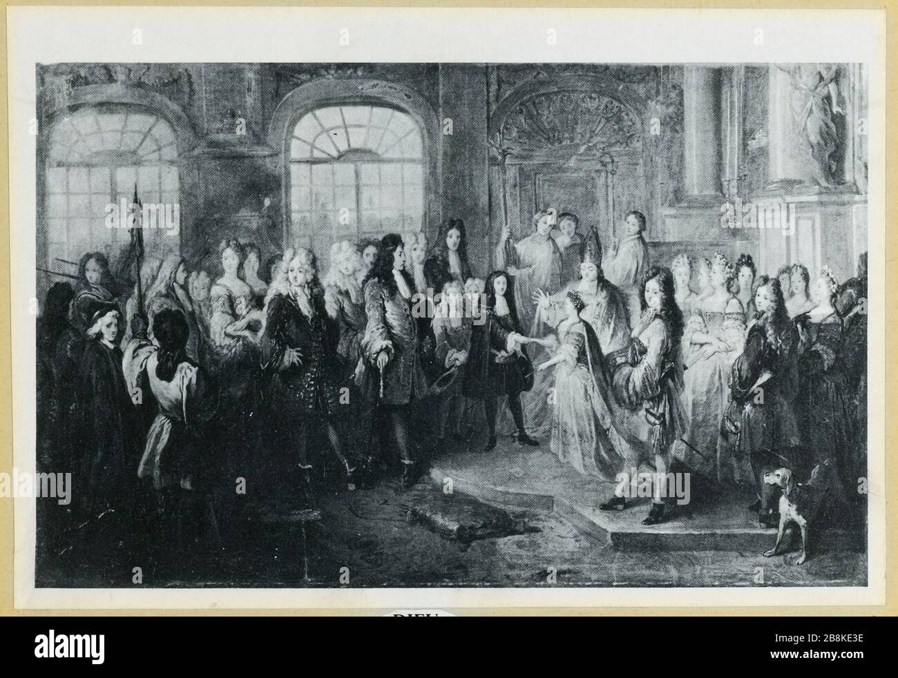 The marriage of Louis of France (IT) Stock Photo