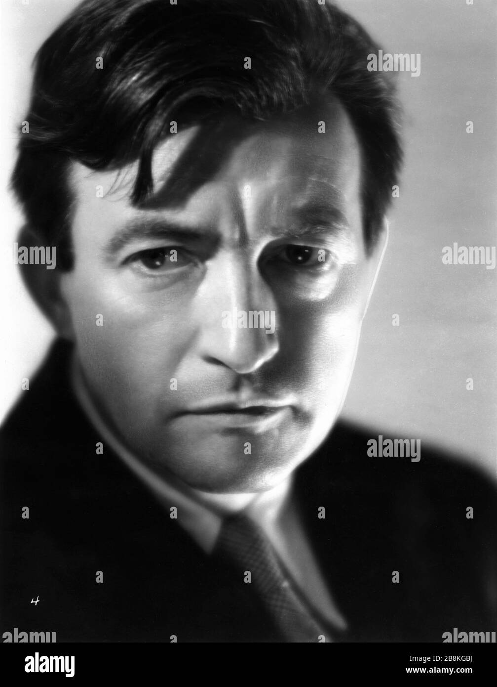 CLAUDE RAINS Publicity Portrait by Roman FREULICH for his appearance as THE INVISIBLE MAN 1933 director JAMES WHALE novel H. G. Wells screenplay R. C. Sherriff Universal Pictures Stock Photo