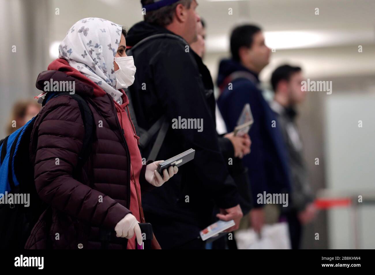Wearing personal protective equipment hires stock photography and