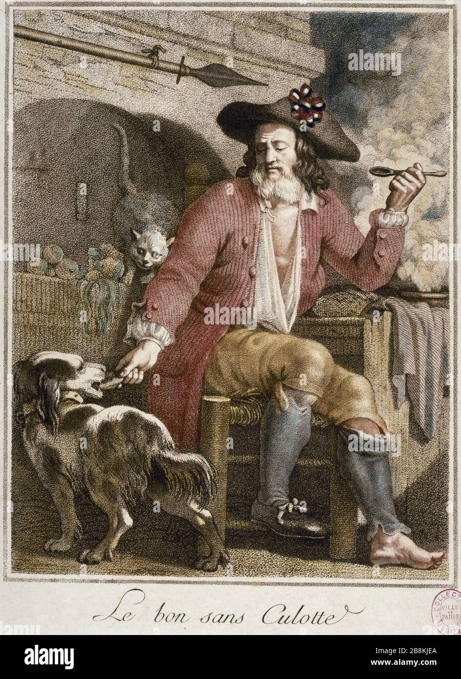 GOOD NOT-PANTS "Le bon Sans-Culotte". Paris, musée Carnavalet Stock Photo -  Alamy