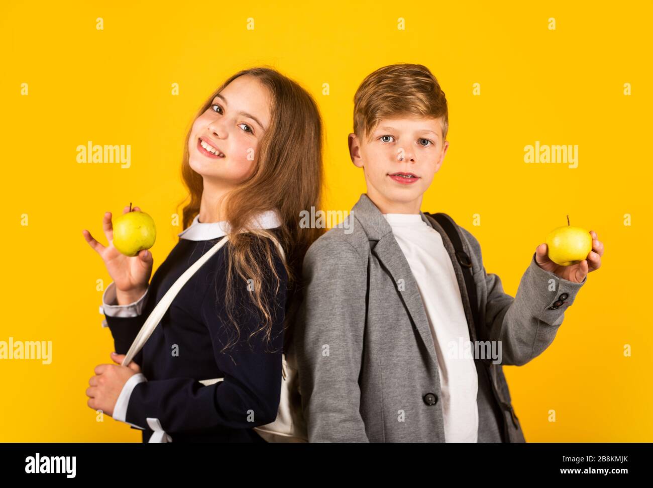 Successful future. International students exchange. School knowledge. Regular school program. School education for advanced level. Student ready for lessons. Classes for teens. Talent development. Stock Photo