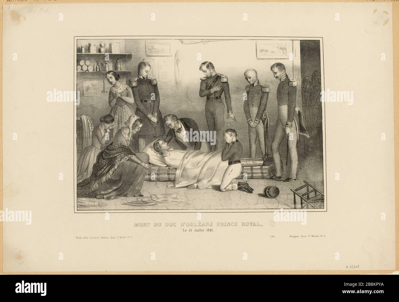 Duke of Orleans died Royal Prince (IT) Stock Photo