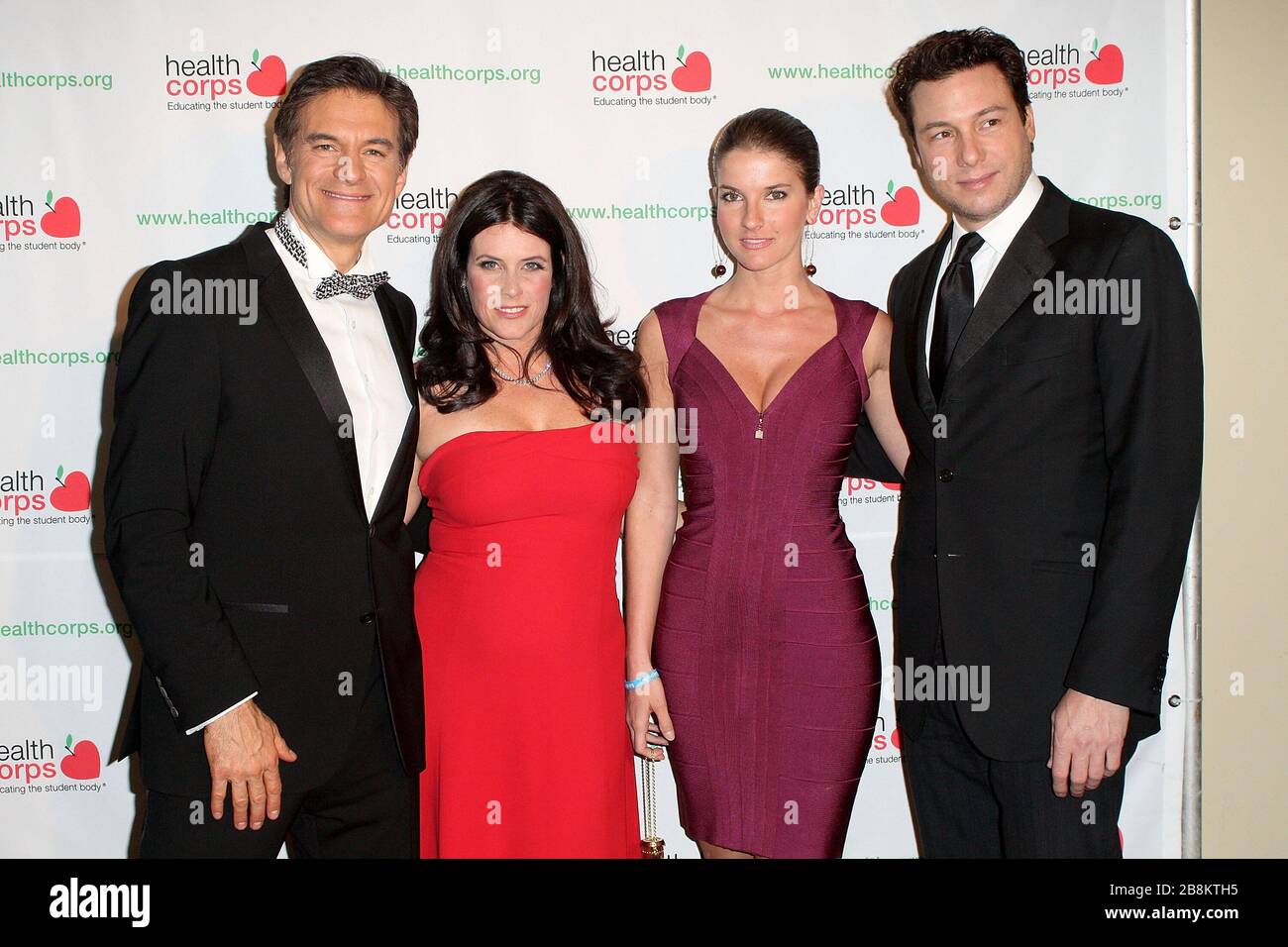 New York, NY, USA. 21 April, 2010. Mehmet Oz, Lisa Oz, Nicola Mar, Rocco DiSpirito at the 'Garden of Good & Evil' presented by Dr. Oz at Pier Sixty at Chelsea Piers. Credit: Steve Mack/Alamy Stock Photo