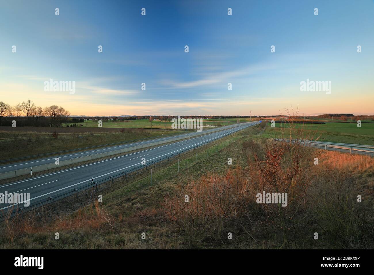 A94 district Pastetten, Germany Stock Photo