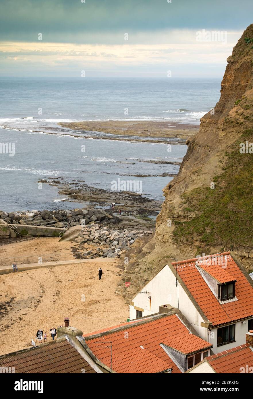 Cliff top clifftop or cliff top vantage point hires stock photography