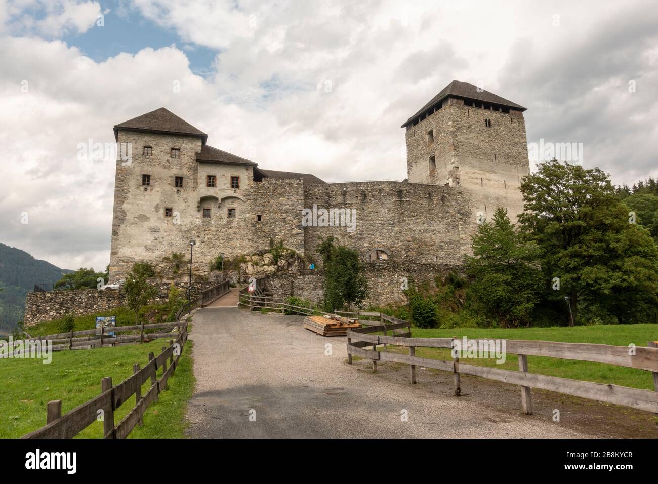 Burg Kaprun, (Kaprun Castle), Kaprun, Zell am See District, Austria. Stock Photo
